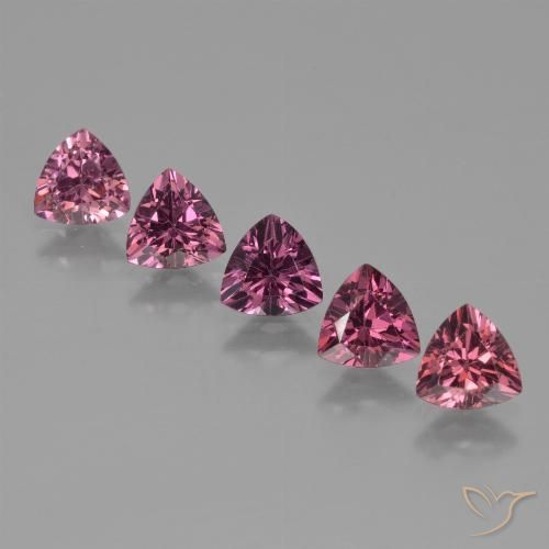 2.58ctw Natürlicher Rosa Beere Lila Rhodolith-Granat, Trillion, VS