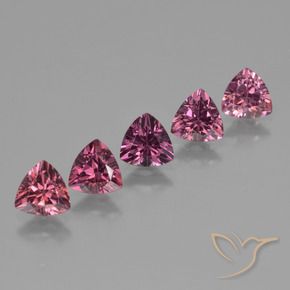 2.58 ct natürliche Rosa Beere Lila Rhodolith-Granat-Edelsteine, Trillion, VS