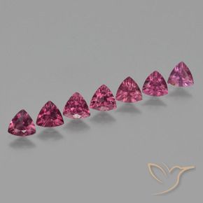 3.33 ct natürliche Rosa Beere Lila Rhodolith-Granat-Edelsteine, Trillion, VS