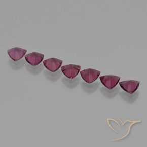 3.33 ct natürliche Rosa Beere Lila Rhodolith-Granat-Edelsteine, Trillion, VS