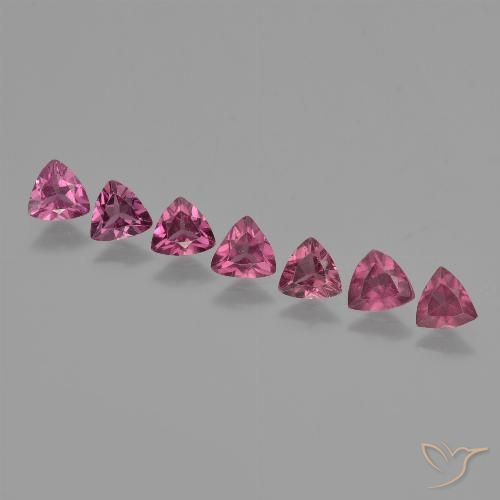 2.61ctw Natürlicher Rosa Beere Lila Rhodolith-Granat, Trillion, VS