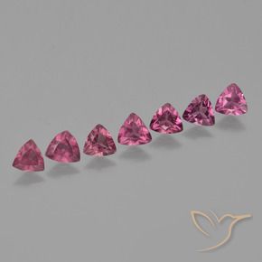 2.61 ct natürliche Rosa Beere Lila Rhodolith-Granat-Edelsteine, Trillion, VS