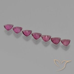 2.61 ct natürliche Rosa Beere Lila Rhodolith-Granat-Edelsteine, Trillion, VS