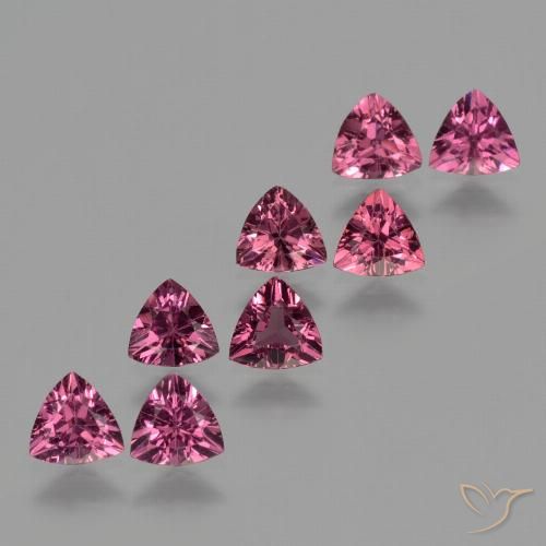 3.52ctw Natürlicher Magenta-Rosa Rhodolith-Granat, Trillion, VS