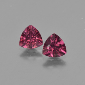  ct natürliche rosafarbener Rhodolith-Edelsteine, Trillion, VS