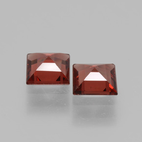 1.17 ct natürliche Rosaig-rose Rhodolith-Granat-Edelsteine, Quadrat, VS