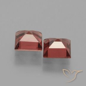 1.54 ct natürliche dunkelrot Rhodolith-Granat-Edelsteine, Quadrat, VS