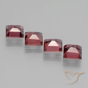 2.71 ct natürliche tiefrot Rhodolith-Granat-Edelsteine, Quadrat, VS