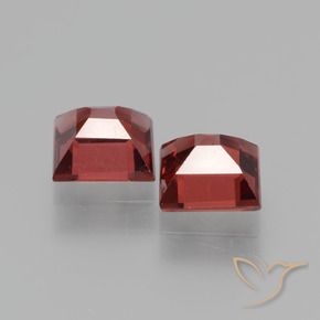 1.55 ct natürliche tiefrot Rhodolith-Granat-Edelsteine, Quadrat, VS