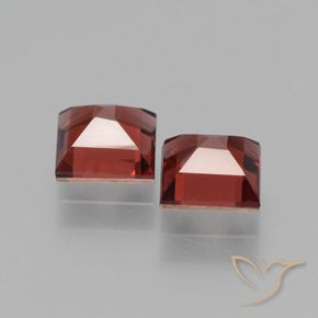 1.59 ct natürliche dunkelrot Rhodolith-Granat-Edelsteine, Quadrat, VS