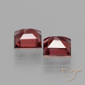 1.70 ct natürliche Mittelrot Rhodolith-Granat-Edelsteine, Quadrat, VVS-VS