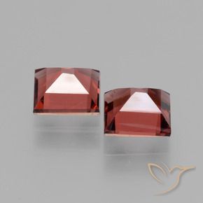 1.62 ct natürliche Mittelrot Rhodolith-Granat-Edelsteine, Quadrat, VS