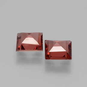 1,23 ct natürliche rosafarbener Rhodolith-Edelsteine, Quadrat, VS