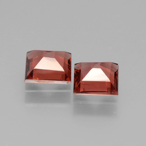1,26 ct natürliche rosafarbener Rhodolith-Edelsteine, Quadrat, VS