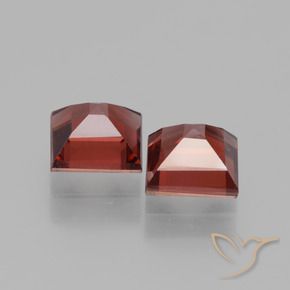 1.72 ct natürliche Scharlachrot Rhodolith-Granat-Edelsteine, Quadrat, VS
