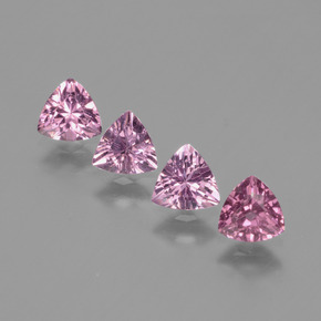 1,94 ct natürliche rosafarbener Rhodolith-Edelsteine, Trillion, VS