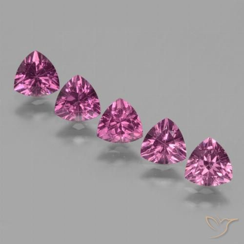 2.59ctw Natürlicher Mittelviolett Rhodolith-Granat, Trillion, VS