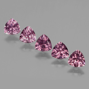 2.69 ct natürliche Rosaig-rose Rhodolith-Granat-Edelsteine, Trillion, VS