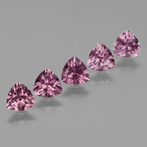 2.69 ct natürliche Rosaig-rose Rhodolith-Granat-Edelsteine, Trillion, VS