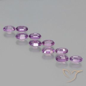 2.67 ct natürliche Mittel-Dunkelviolett Rhodolith-Granat-Edelsteine, Oval, VS