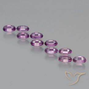 2.94 ct natürliche Rosaig-lila Rhodolith-Granat-Edelsteine, Oval, VS