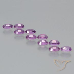 2.74 ct natürliche Mittelviolett Rhodolith-Granat-Edelsteine, Oval, VS