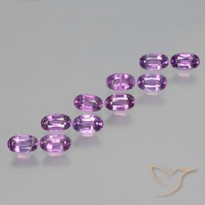 3.12 ct natürliche violett-lila Rhodolith-Granat-Edelsteine, Oval, VS