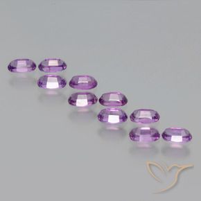 3.12 ct natürliche violett-lila Rhodolith-Granat-Edelsteine, Oval, VS