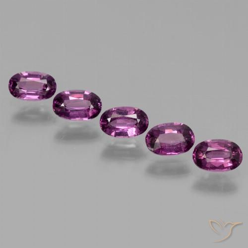 2.15ctw Natürlicher tieflila Rhodolith-Granat, Oval, VS