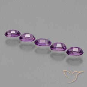2.09 ct natürliche tieflila Rhodolith-Granat-Edelsteine, Oval, VS