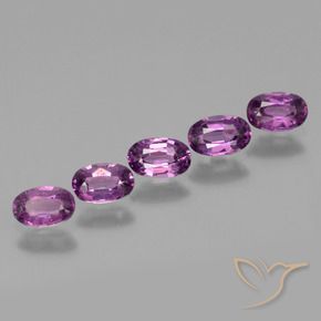 2.01 ct natürliche Mittelviolett Rhodolith-Granat-Edelsteine, Oval, VS