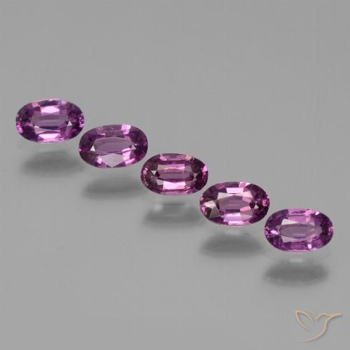 1.85ctw Natürlicher tieflila Rhodolith-Granat, Oval, VS