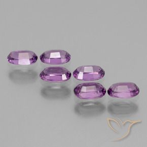 2.51 ct natürliche Rosaig-lila Rhodolith-Granat-Edelsteine, Oval, VS
