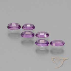 2.42 ct natürliche Mittelviolett Rhodolith-Granat-Edelsteine, Oval, VS