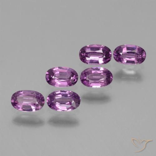 2.21ctw Natürlicher helllila- Rhodolith-Granat, Oval, VS