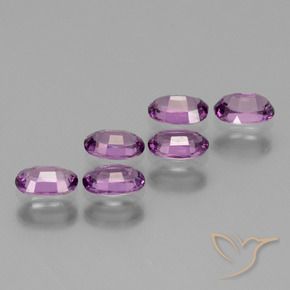 2.21 ct natürliche helllila- Rhodolith-Granat-Edelsteine, Oval, VS
