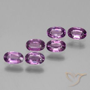 2.32 ct natürliche Mittelviolett Rhodolith-Granat-Edelsteine, Oval, VS