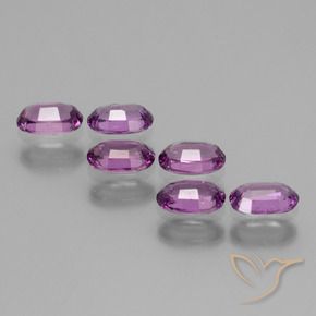 2.32 ct natürliche Mittelviolett Rhodolith-Granat-Edelsteine, Oval, VS