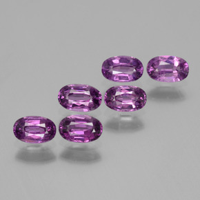 2,53 ct natürliche rosafarbener Rhodolith-Edelsteine, Oval Schliff, VS