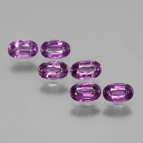 2,53 ct natürliche rosafarbener Rhodolith-Edelsteine, Oval Schliff, VS