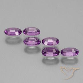 2.30 ct natürliche Rosaig-lila Rhodolith-Granat-Edelsteine, Oval, VS