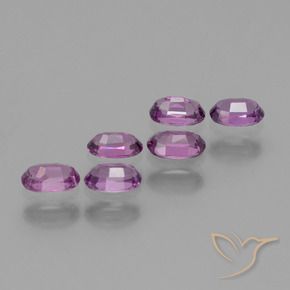 1.97 ct natürliche Dunkellila Mauve Rhodolith-Granat-Edelsteine, Oval, VS