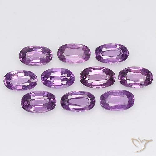 2.79ctw Natürlicher tieflila Rhodolith-Granat, Oval, VS