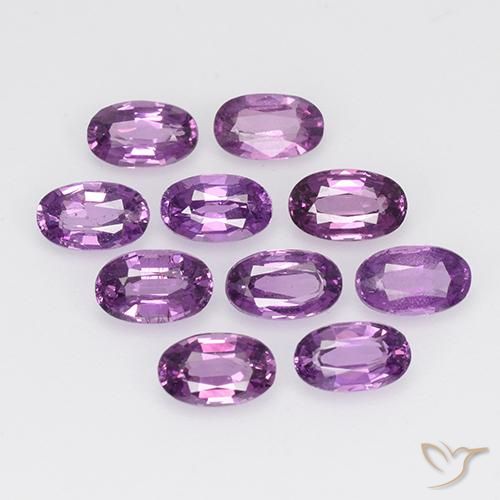 2.79 ct natürliche tieflila Rhodolith-Granat-Edelsteine, Oval, VS