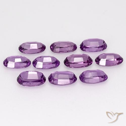 2.79 ct natürliche tieflila Rhodolith-Granat-Edelsteine, Oval, VS