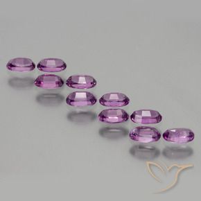 2.81 ct natürliche Rosaig-lila Rhodolith-Granat-Edelsteine, Oval, VS