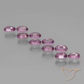 3.24 ct natürliche tieflila Rhodolith-Granat-Edelsteine, Oval, VS