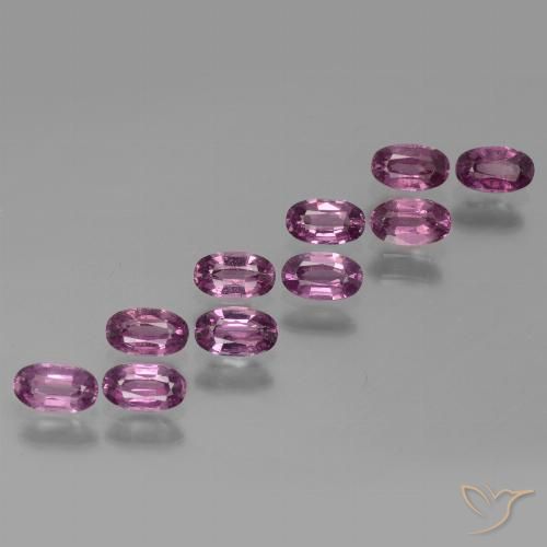 3.34ctw Natürlicher tieflila Rhodolith-Granat, Oval, VS