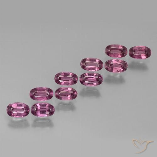 3.60ctw Natürlicher tieflila Rhodolith-Granat, Oval, VS