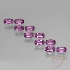 3.16 ct natürliche Mittelviolett Rhodolith-Granat-Edelsteine, Oval, VS
